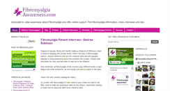 Desktop Screenshot of fibromyalgiaawareness.com